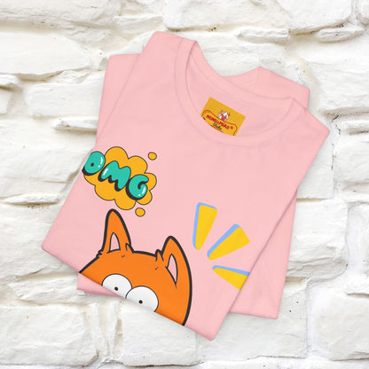 ''Oh My God'' Cat T-Shirt | Nunu&Miao Studio