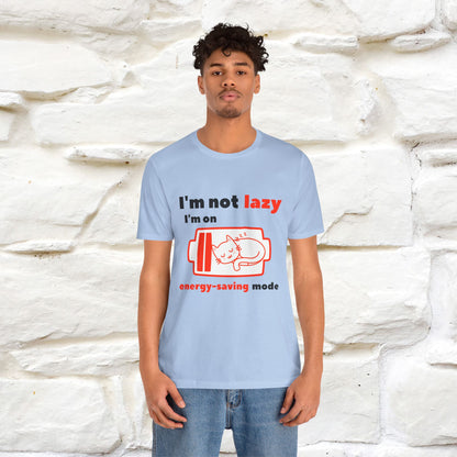''I am Not Lazy...'' Cat T-Shirt | Nunu&Miao Studio