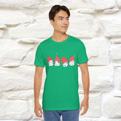 Christmas Cute Cats T-shirt for Men & Women | 100% Cotton* 🐾