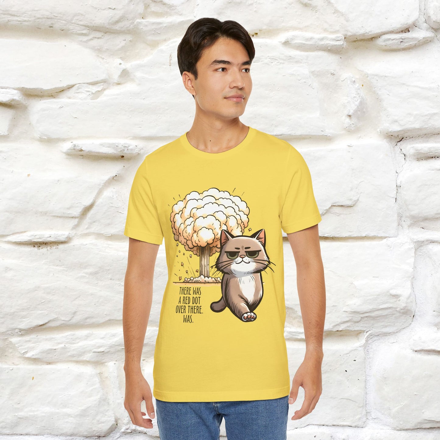 ''The Red Dot Chase'' Funny Cat T-Shirt | Nunu&Miao Studio