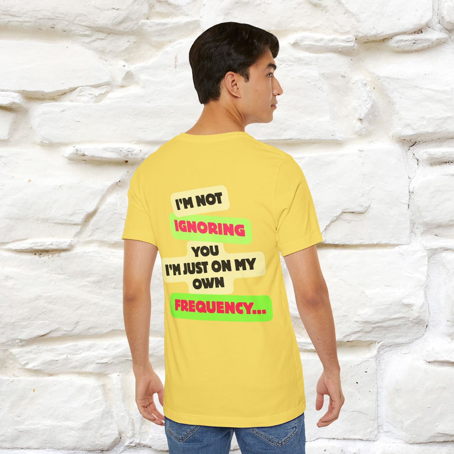 "I'm Not Ignoring You. I'm Just  .. " Cat T-Shirt | Front & Back Design | Nunu&Miao Studio