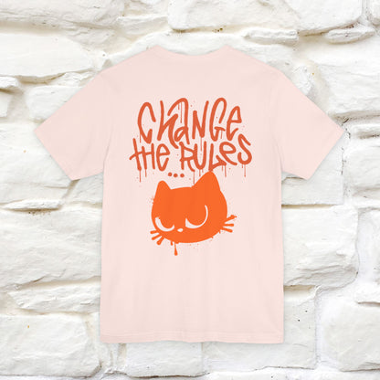 ''Change The Rules'' - Cat T-shirt -Nunu&Miao Studio