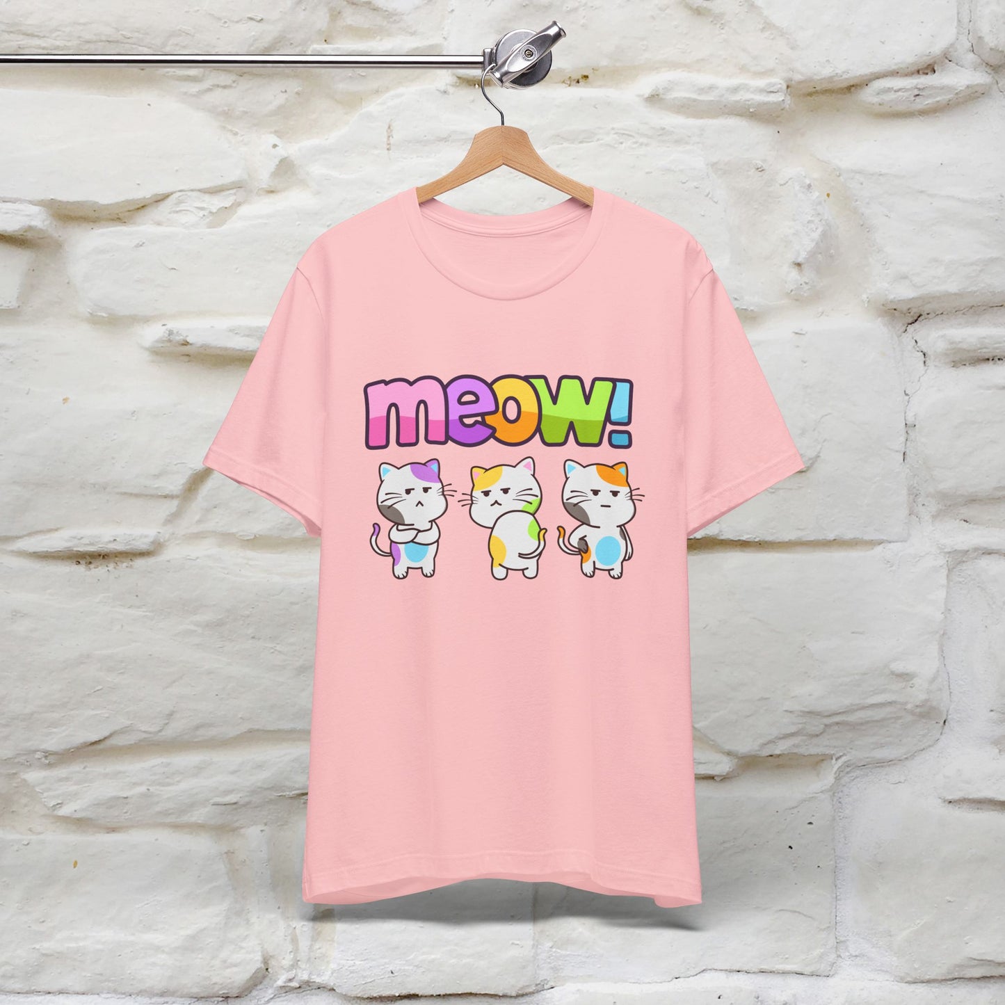 Meow! Funny Cat T-Shirt for Men & Women | 100% Cotton*