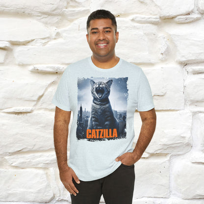 Catzilla T-Shirt | Fun Monster Cat Tee for Men & Women | 100% Cotton*