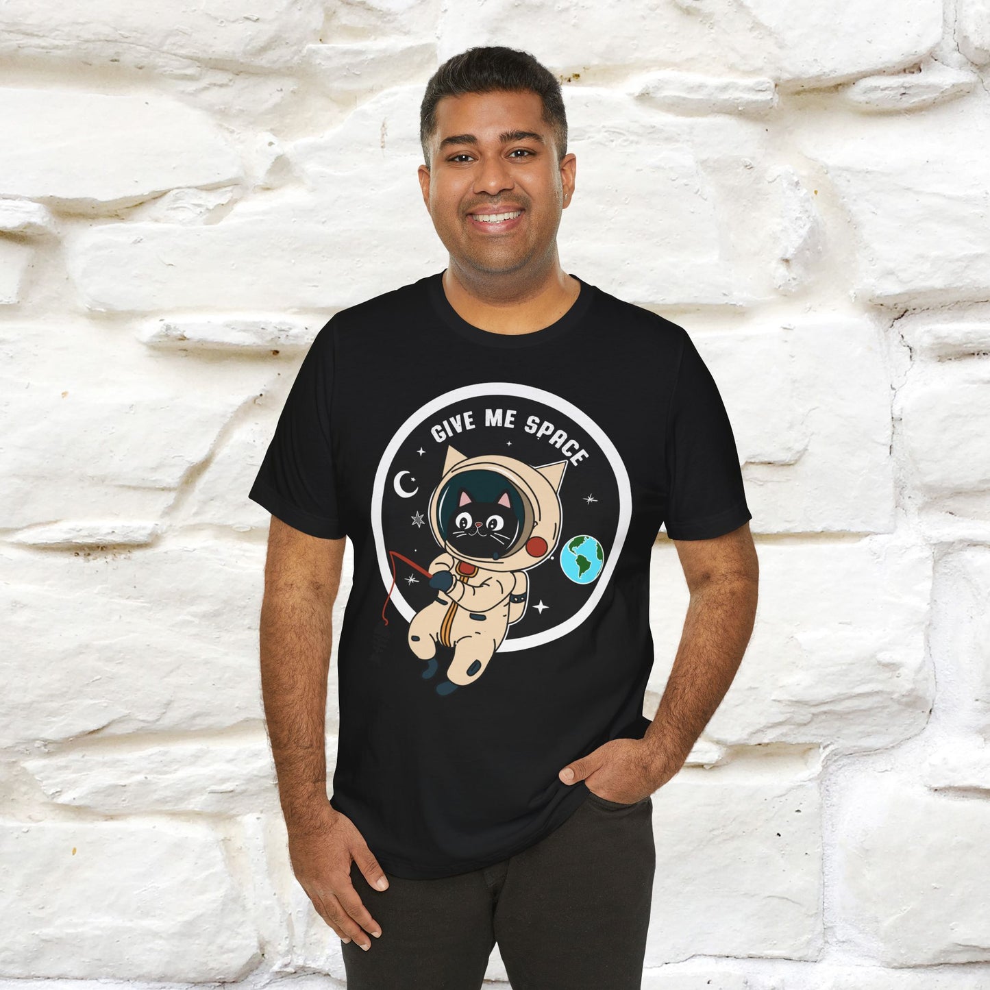 Give Me Space Cat T-Shirt for Men & Women | 100% Cotton* Funny  Tee