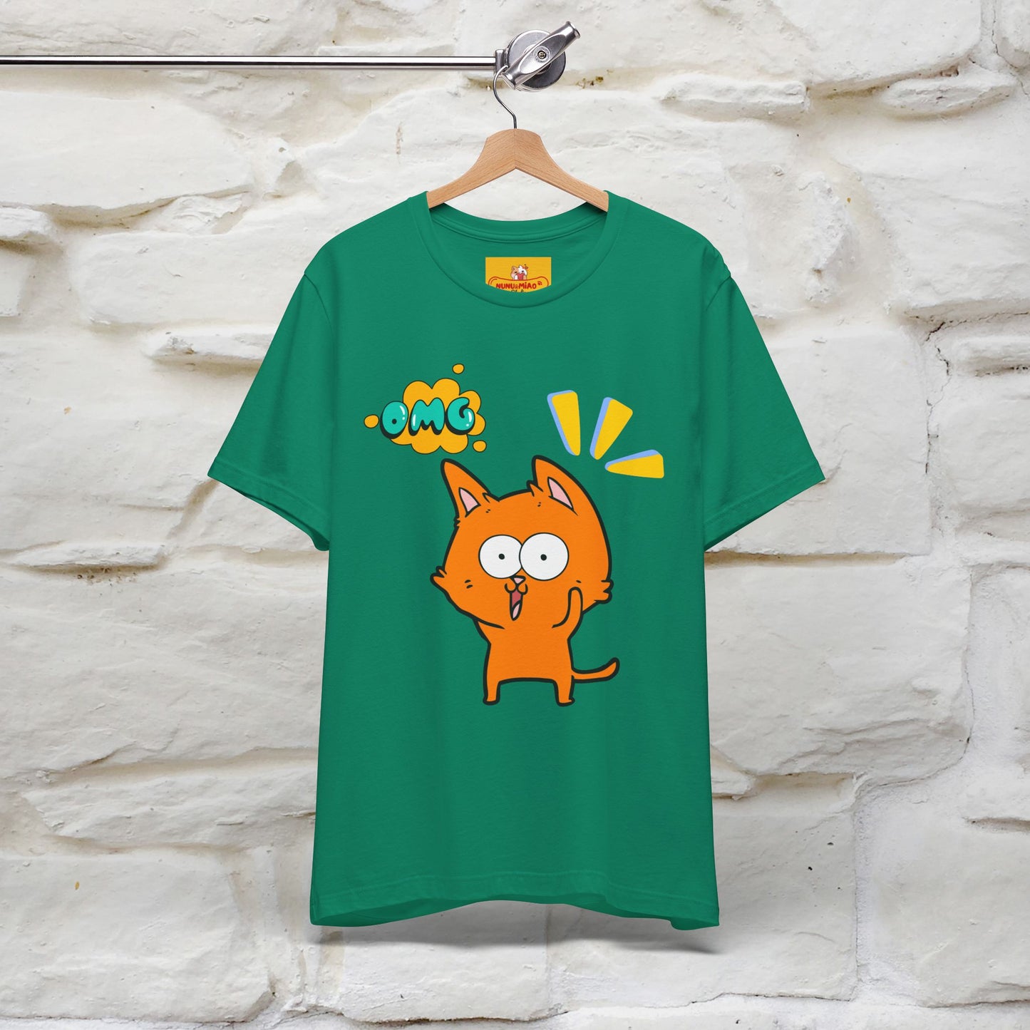 ''Oh My God'' Cat T-Shirt | Nunu&Miao Studio