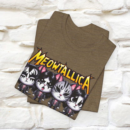 Meowtallica T-Shirt | Rock-Inspired Cat Tee for Men & Women | 100% Cotton*