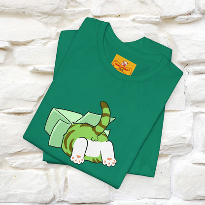 "Think outside the box? No thanks." Cat T-Shirt | Nunu&Miao Studio