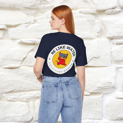 "Be Like Water: Cattitude Master | Cat T-Shirt |Nunu&Miao Studio
