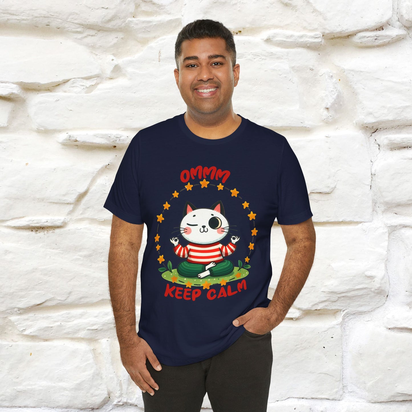 ''Ommm, Keep Calm'' Cat T-Shirt | Nunu&Miao Studio