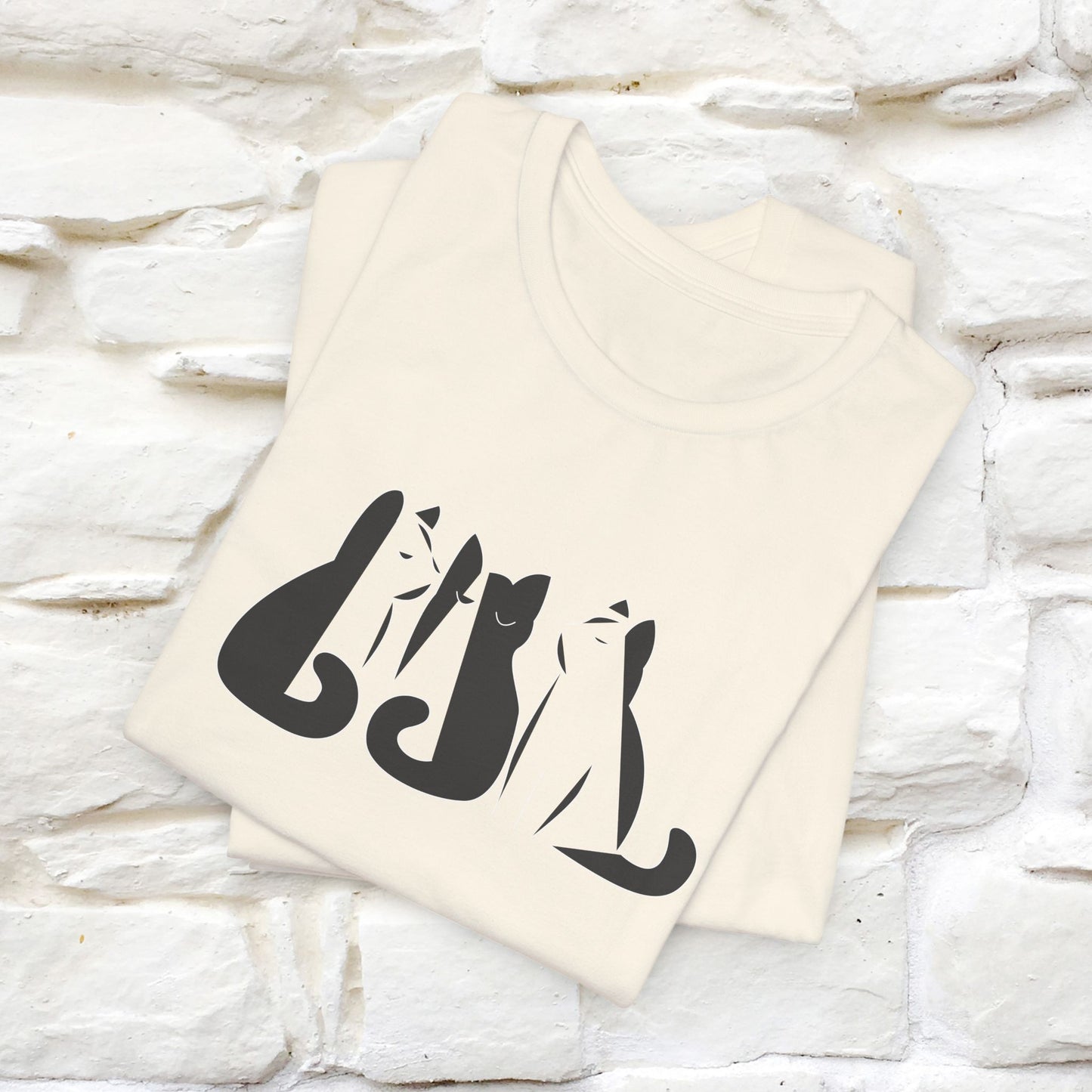 "Black And White" Cat T-Shirt for Men & Women | Front & Back Design | 100% Cotton* 🐾