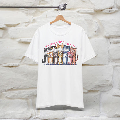 ''Cats Bring Us Together'' Cat T-shirt for Women 100% Cotton* - Nunu&Miao Studio