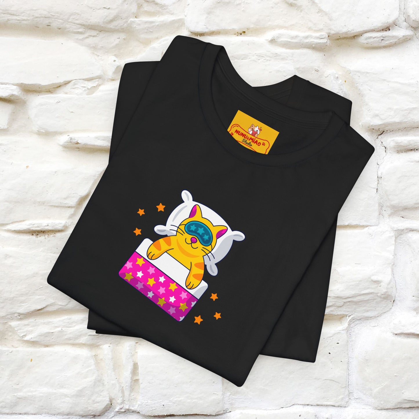 "I Am Sorry I Have Plans With My Bed" |  Cat T-Shirt | Front & Back Design | Nunu&Miao Studio