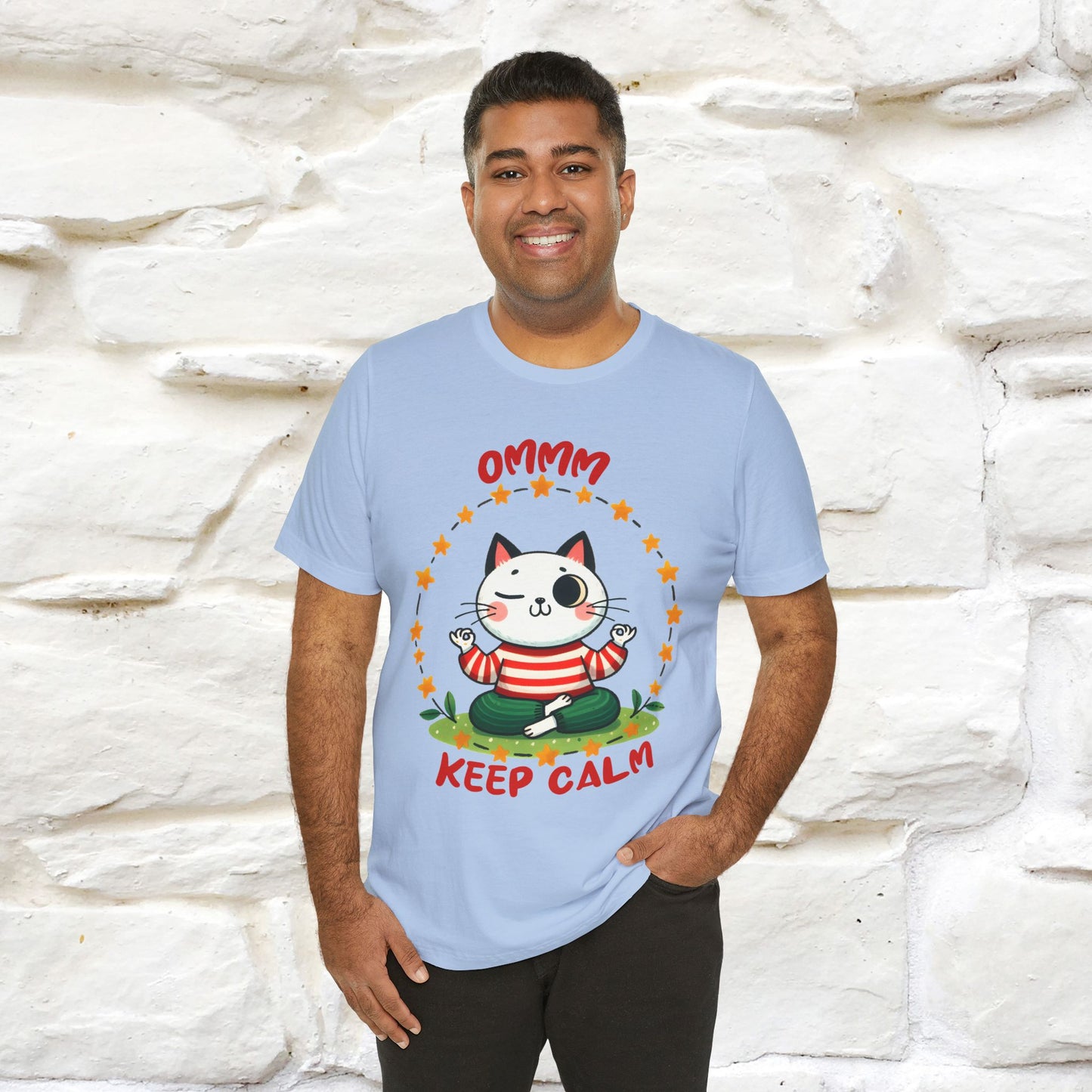 ''Ommm, Keep Calm'' Cat T-Shirt | Nunu&Miao Studio