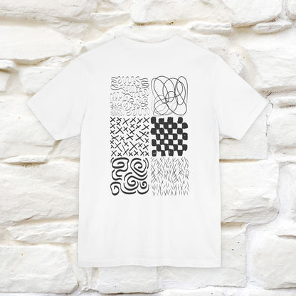"Black And White'' Cat T-Shirt Front and Back Design | Nunu&Miao Studio