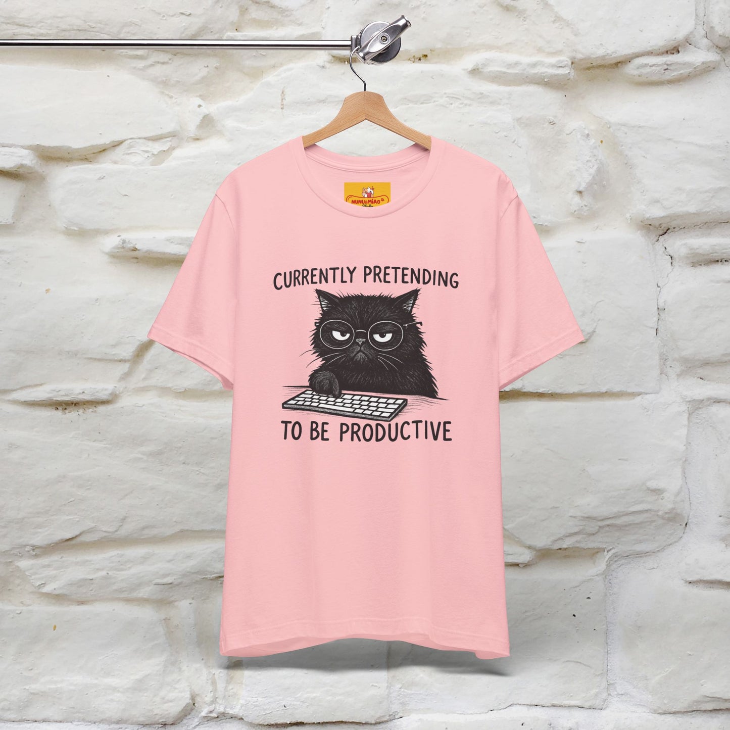 "Currently Pretending To Be Productive" |Cat T-Shirt | Nunu&Miao Studio