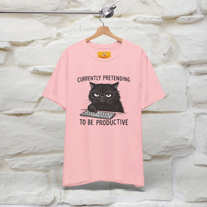 "Currently Pretending To Be Productive" |Cat T-Shirt | Nunu&Miao Studio