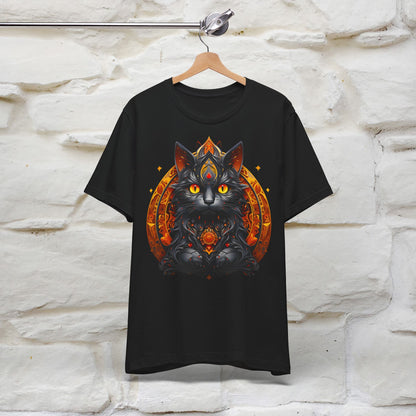 "Black Cat  T-Shirt for Men & Women | 100% Cotton* | Purrfect Cat Lover Tee 🐾"