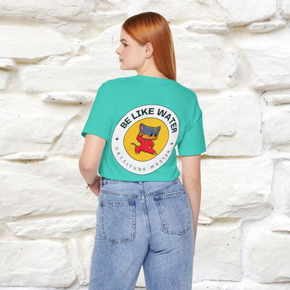"Be Like Water: Cattitude Master | Cat T-Shirt |Nunu&Miao Studio