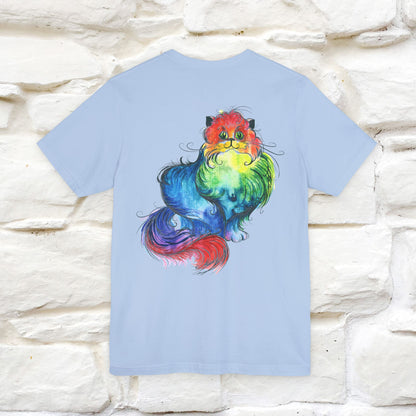 "Il Pittore'' Cat T-Shirt Front and Back Design | Nunu&Miao Studio
