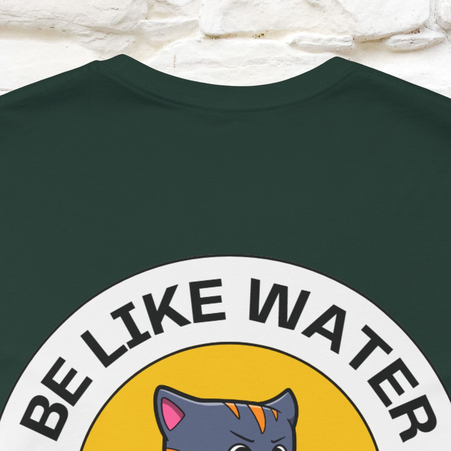 "Be Like Water: Cattitude Master | Cat T-Shirt |Nunu&Miao Studio