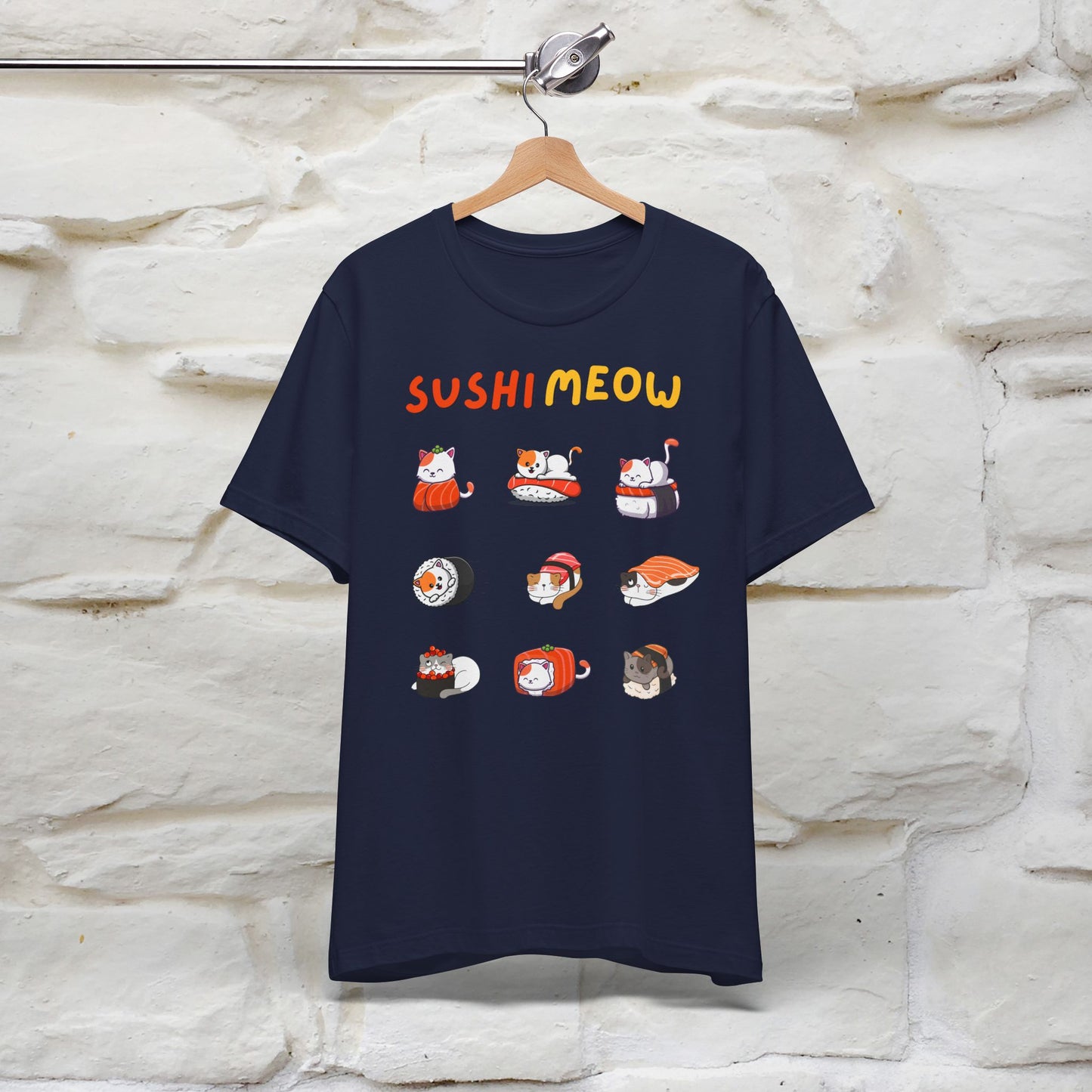 "Sushi Meow" Cat T-shirt for Men & Women | 100% Cotton*