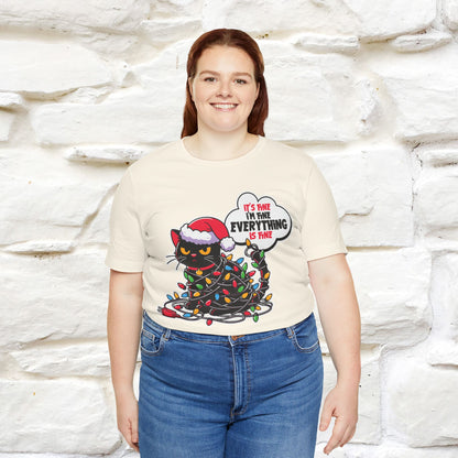“Everything Is Fine..” | Cat T-Shirt | Nunu&Miao Studio