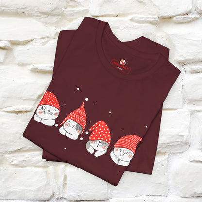 Christmas Cute Cats T-shirt for Men & Women | 100% Cotton* 🐾