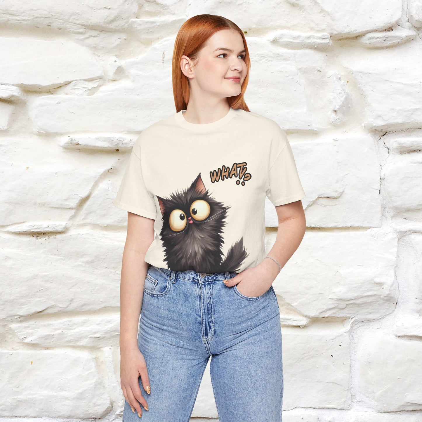 ''What ?'' | Cat T-Shirt  | Nunu&Miao Studio