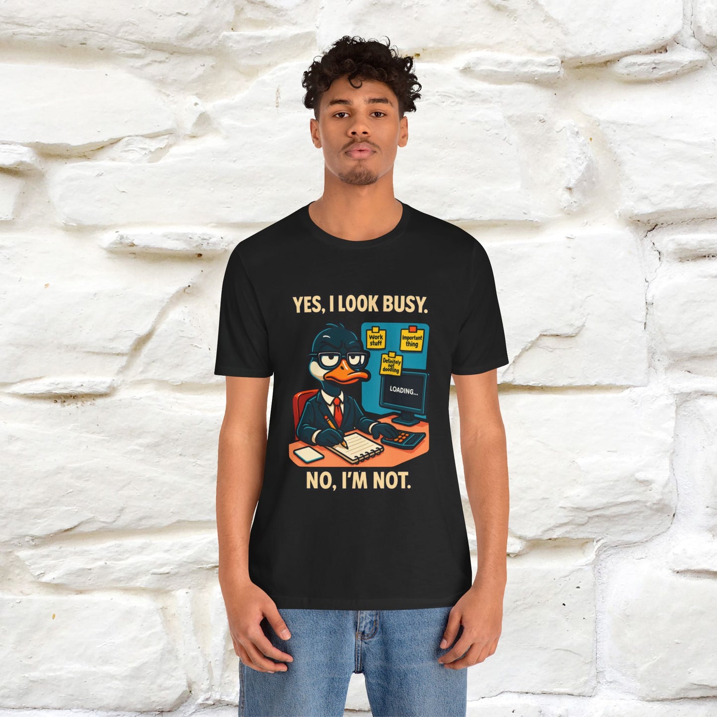 ''Yes, I Look Busy. No I'm Not.''|  Sarcastic Cat T-Shirt | Nunu&Miao Studio