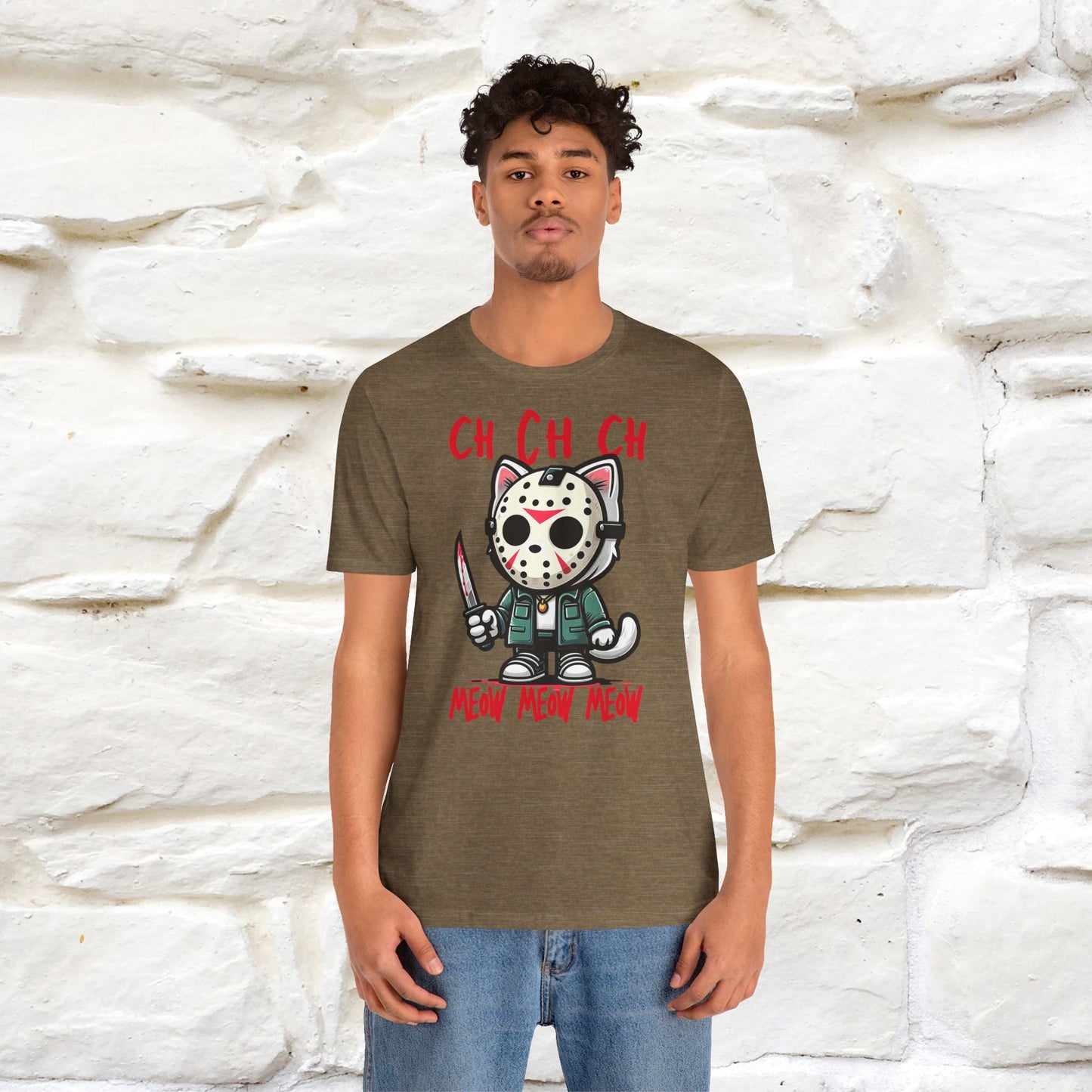 Paws N' Roses T-Shirt | Rock-Inspired Cat Lover Tee for Men & Women | 100% Cotton*