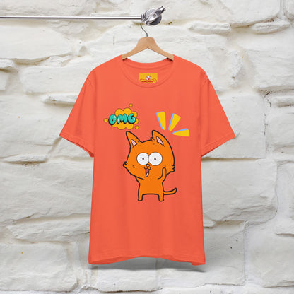 ''Oh My God'' Cat T-Shirt | Nunu&Miao Studio