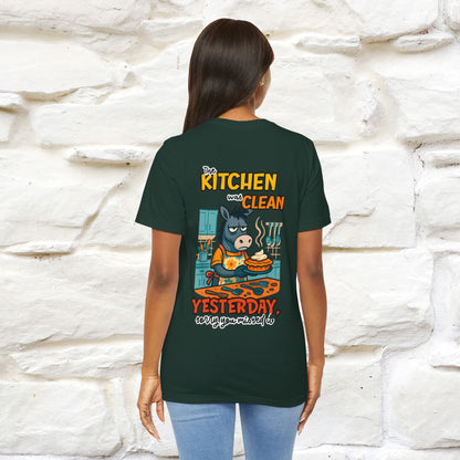 "The Kitchen Was Clean... " |Funny T-Shirt | Nunu&Miao Studio