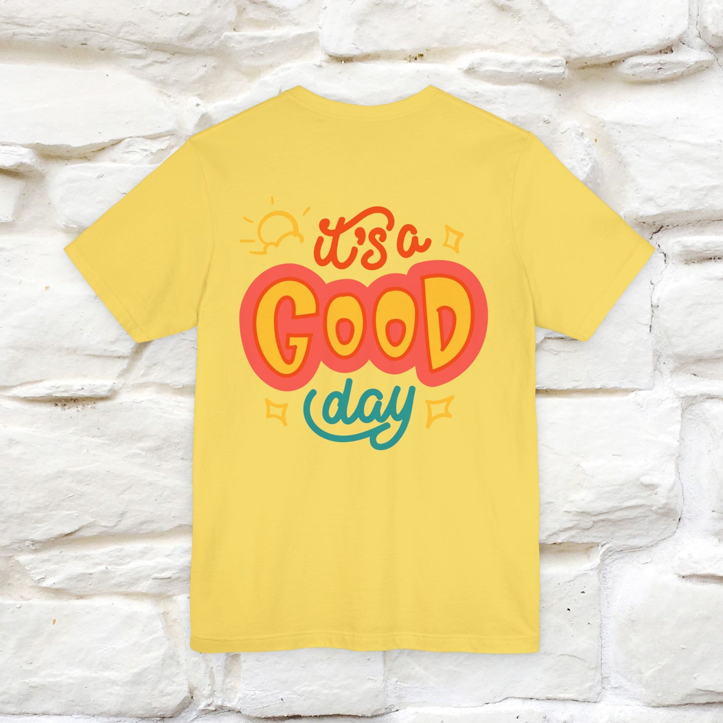 ""It's A Good Day" Cat T-Shirt| Front & Back Design | Nunu&Miao Studio