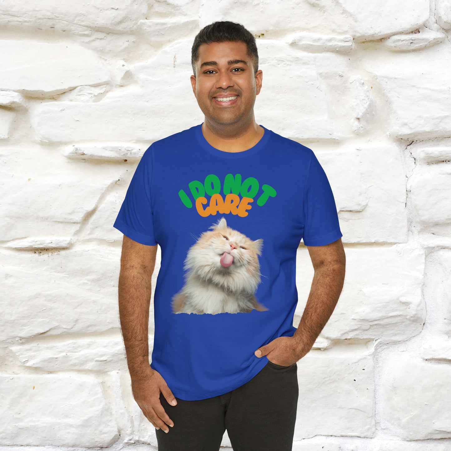 ''I Do Not Care''  Cat T-shirt for Men and Women  100% Cotton*