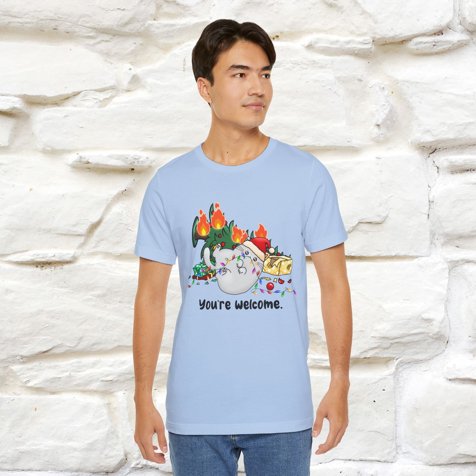 You're Welcome | Sarcastic Cat Christmas Shirt  |Nunu&Miao Studio - Nunu&Miao Studio