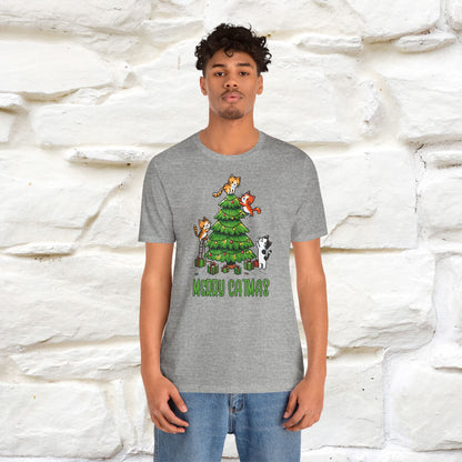 Merry Catmas | Cattitude Christmas Shirt for Men & Women | 100% Cotton*