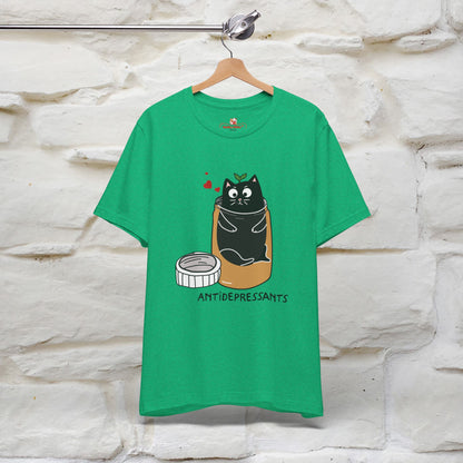 "Antidepressants" Funny Cat T-Shirt for Men & Women | 100% Cotton* 🐾