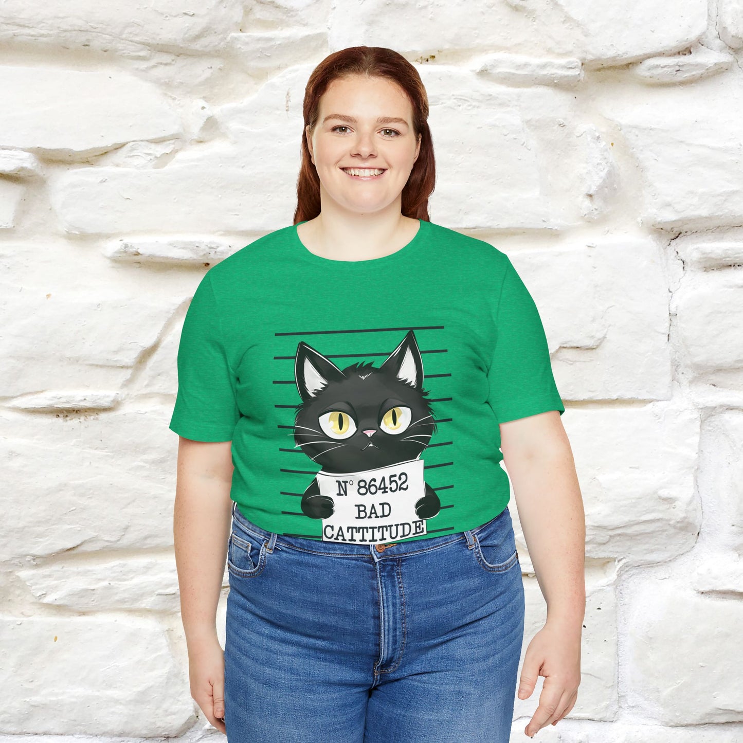 "Bad Cattitude" T-Shirt for Men & Women | 100% Cotton*