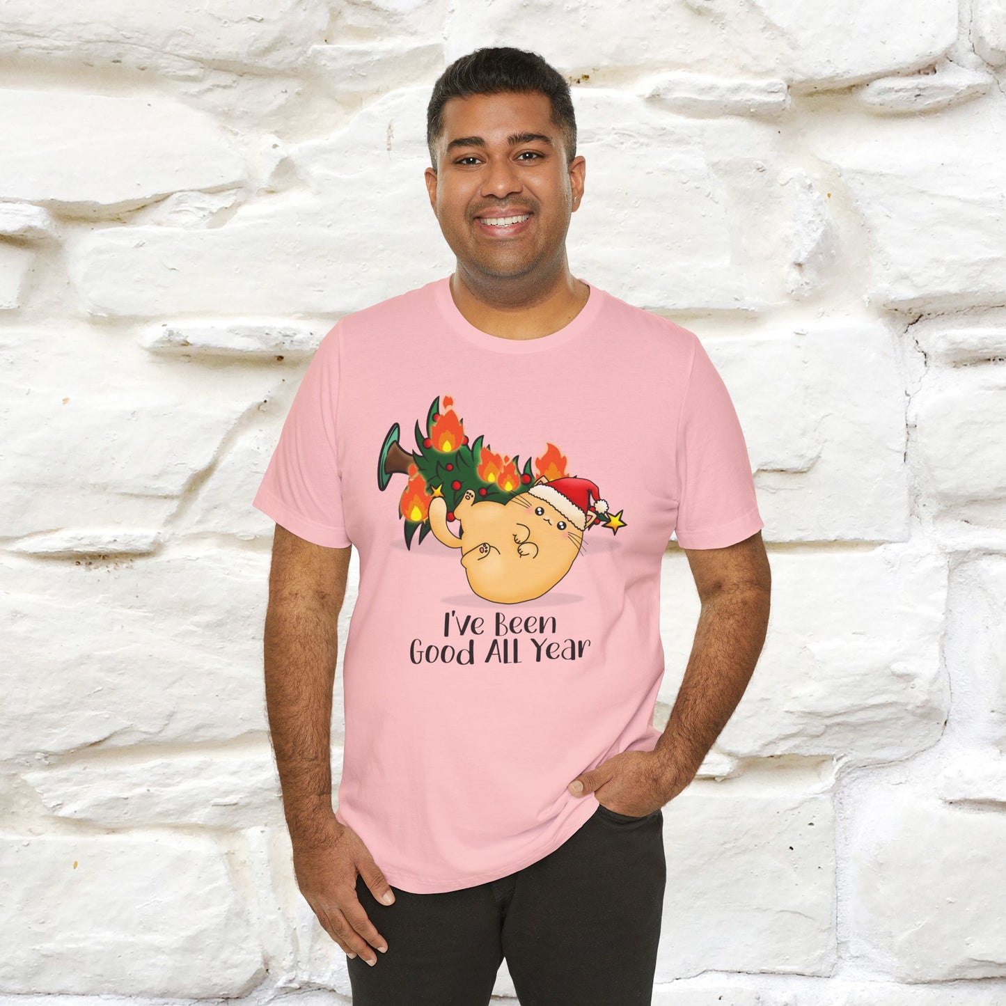 I've Been Good All Year | Festive Cat Christmas Shirt for Men & Women | 100% Cotton*