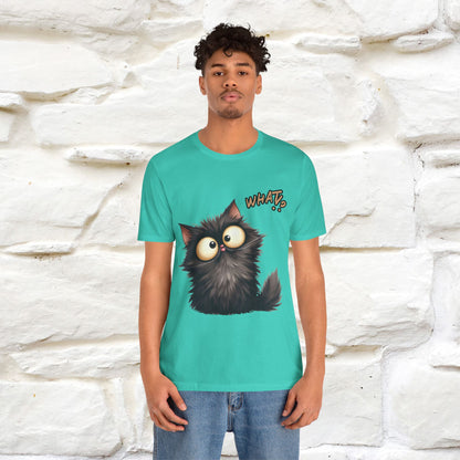 ''What ?'' | Cat T-Shirt  | Nunu&Miao Studio
