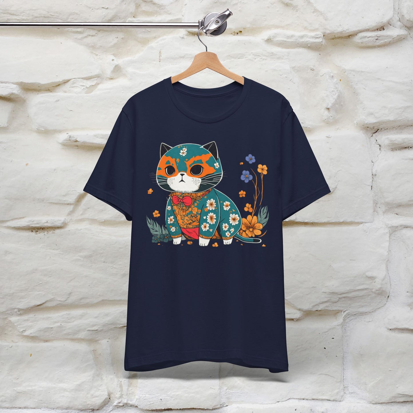 Zen Garden Cat: Japanese-Inspired T-Shirt for Men & Women | 100% Cotton*