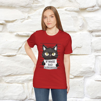 "Bad Cattitude" T-Shirt for Men & Women | 100% Cotton*