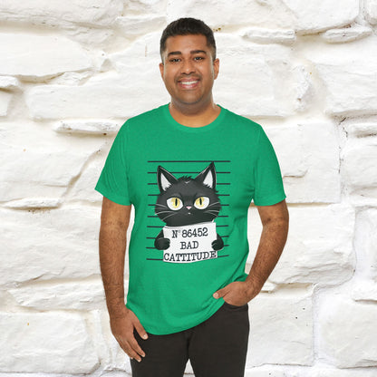 "Bad Cattitude" T-Shirt for Men & Women | 100% Cotton*