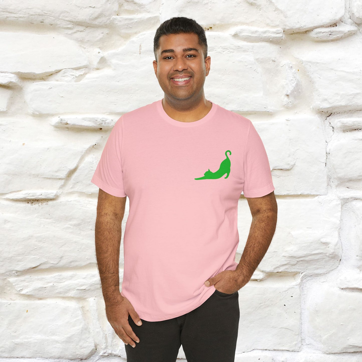"Take a Deep Breath & Try All Over Again" Cat T-Shirt| Front & Back Design | Nunu&Miao Studio