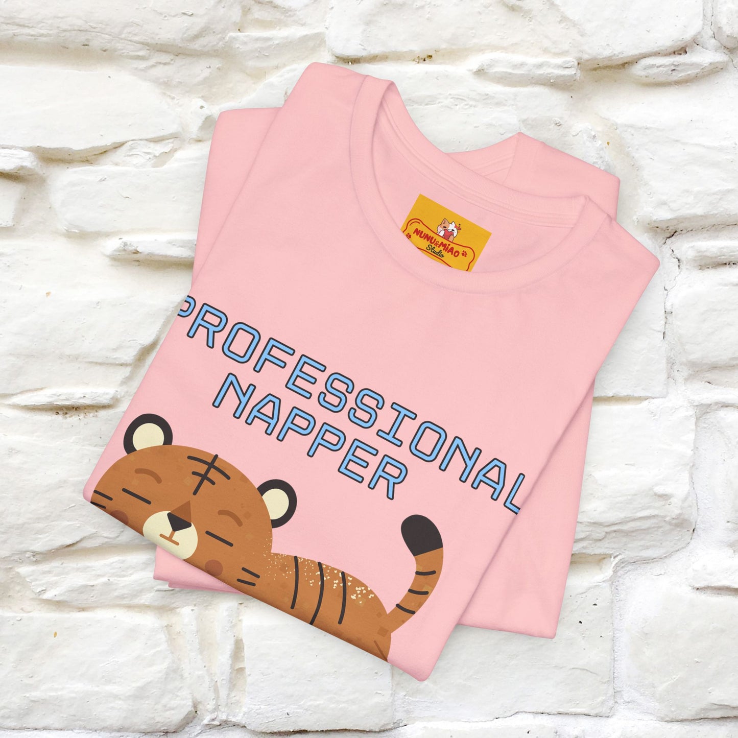 ''Professional napper since birth.''| CatT-Shirt | Nunu&Miao Studio