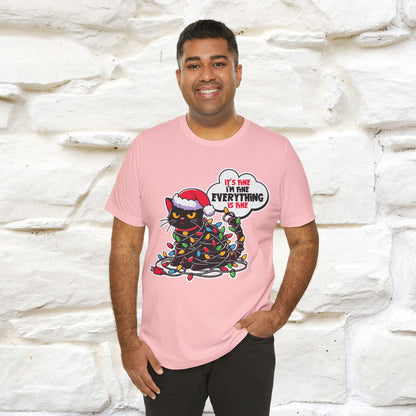“Everything Is Fine..” | Cat T-Shirt | Nunu&Miao Studio