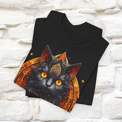 "Black Cat  T-Shirt for Men & Women | 100% Cotton* | Purrfect Cat Lover Tee 🐾"