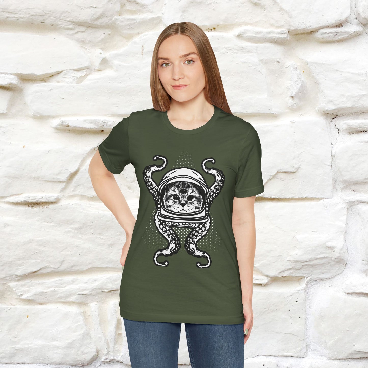 OctoCat Fusion Cat T-Shirt for Men & Women | 100% Cotton*