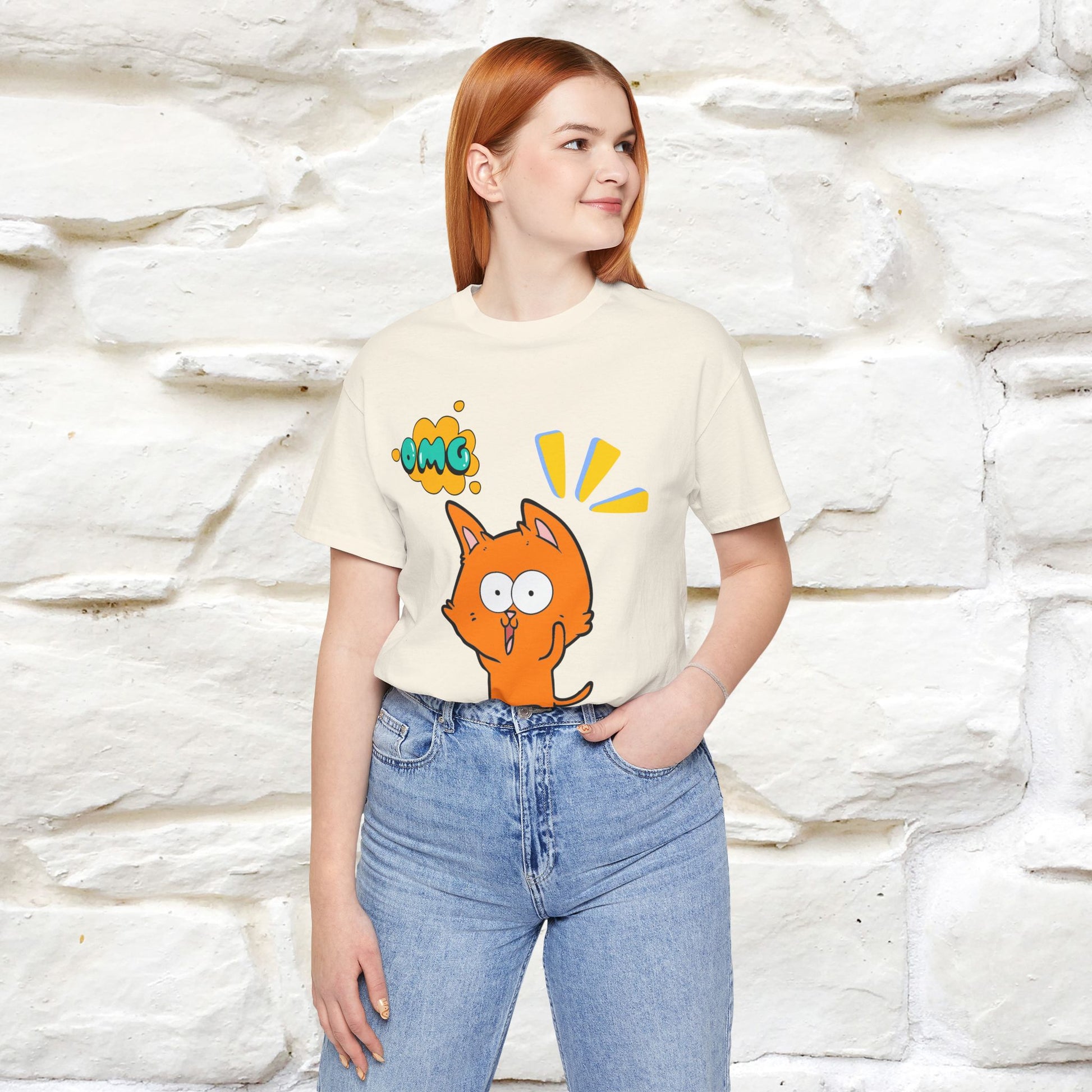 ''Oh My God'' Cat T-Shirt | Nunu&Miao Studio - Nunu&Miao Studio